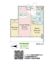 ドゥーエ王子神谷の間取り画像