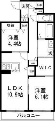 アイリスタ柏の間取り画像