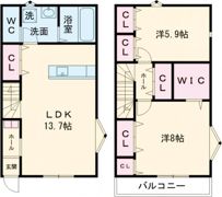ポーリーハイツの間取り画像