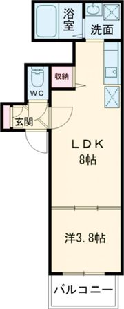 (仮称)F asecia Talcの間取り画像