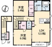 クラーションこまちの間取り画像