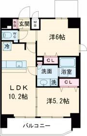 プレサンス神戸元町の間取り画像