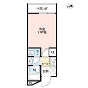 アビタシオン桃谷の間取り画像