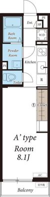 リブリ・F-Dressrosa．Aiの間取り画像