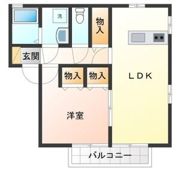 シャトーファミリーハイツ伍番館の間取り画像