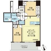 ライオンズタワー柏の間取り画像