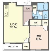 ハローハイツの間取り画像