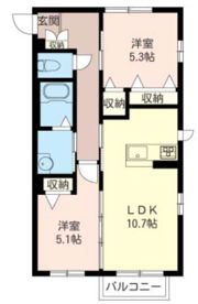 メゾン清里三番館の間取り画像