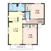 エリアントBの間取り画像