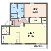 フレグランスOKADAの間取り画像