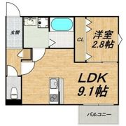 LECOCON五条川の間取り画像