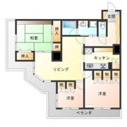 オヴェスト宇都宮ザ・タワーの間取り画像