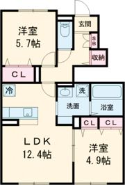 first sky Mの間取り画像