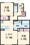 first sky Mの間取り画像