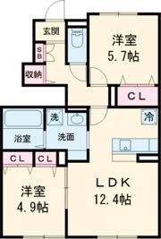 first sky Mの間取り画像