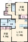 first sky Mの間取り画像