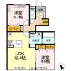 first sky Nの間取り画像