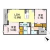 D-ROOM Rio豊田の間取り画像