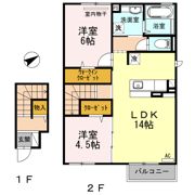 ヴィラ・アムールⅢの間取り画像
