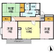 トゥインクル林の間取り画像