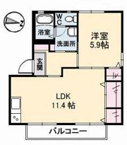 フレグランスASKA E棟の間取り画像