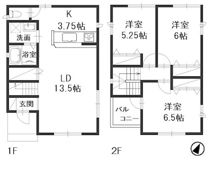 ジュピター Bの間取り画像