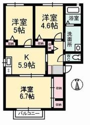 レジデンスナカヤⅡの間取り画像