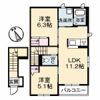 ソレアード B棟の間取り画像