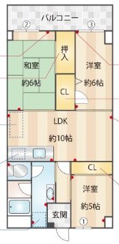 若葉台白水ビルの間取り画像