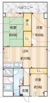 若葉台白水ビルの間取り画像