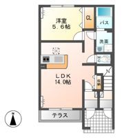 ビバーチェの間取り画像