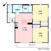 メイプルアズールの間取り画像