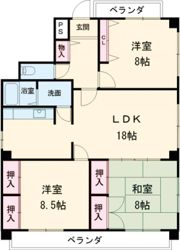 ジナ東海の間取り画像