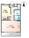 クローバーハウスBの間取り画像