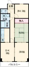 グランメールシマノの間取り画像