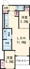 REGALEST喜連瓜破2の間取り画像