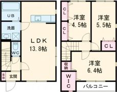 Verde Este (ヴェルデ エスト)の間取り画像