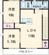 キャプリコーンエス A棟の間取り画像