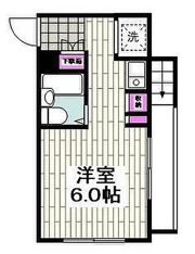 コパーズアプト港南Ⅲの間取り画像