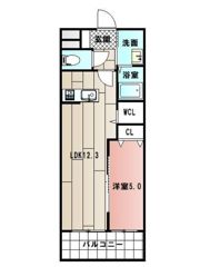 MDIプラデ ラフィーネ行橋駅前の間取り画像