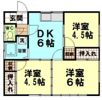皆同貸家の間取り画像