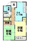 ハッピーハイツの間取り画像