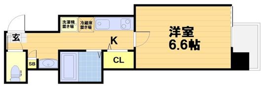 エグゼレジデンス羅城門の間取り画像