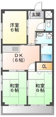 ハイツ明幸の間取り画像