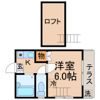 リッチモンド勅使D棟の間取り画像