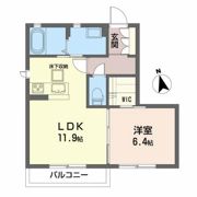 シャーメゾン宮町の間取り画像