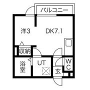 メリディアンなないろの里参番館の間取り画像