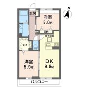 ヴィラ淡島IIの間取り画像
