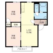 ルエ・クレールの間取り画像