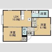 仮称南光台6丁目新築2LDKアパートの間取り画像